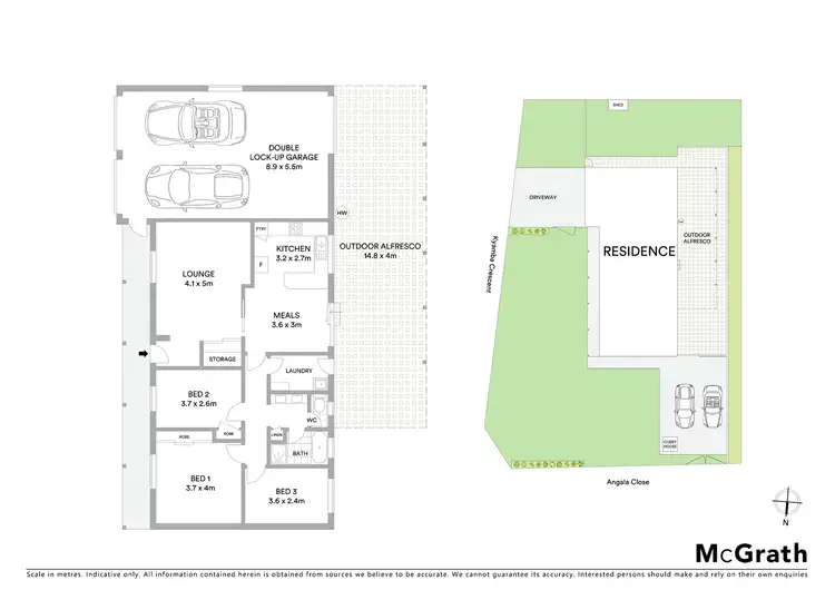 Floorplan of Homely house listing, 9 Kyamba Crescent, Maryland NSW 2287