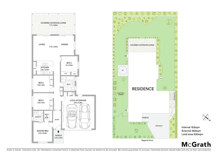 Floorplan of Homely house listing, 44 Regents Drive, Redbank Plains QLD 4301