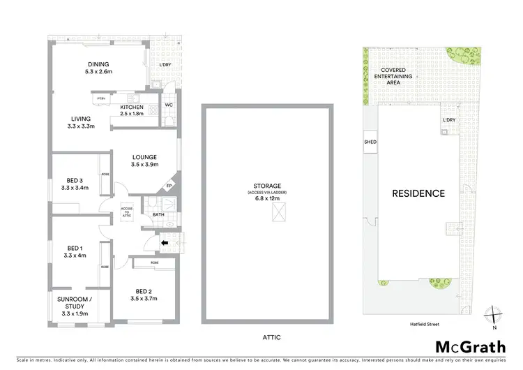 Floorplan of Homely house listing, 12 Hatfield Street, Mascot NSW 2020