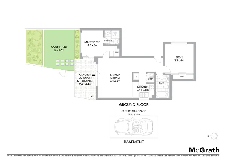 Floorplan of Homely unit listing, 15/7 Brookvale Avenue, Brookvale NSW 2100