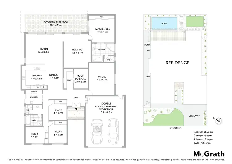 Floorplan of Homely house listing, 4 Freycinet Row, Buderim QLD 4556
