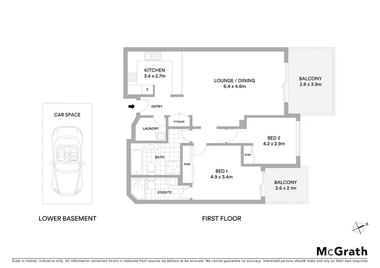Floorplan of Homely apartment listing, 52/38 Orara Street, Waitara NSW 2077