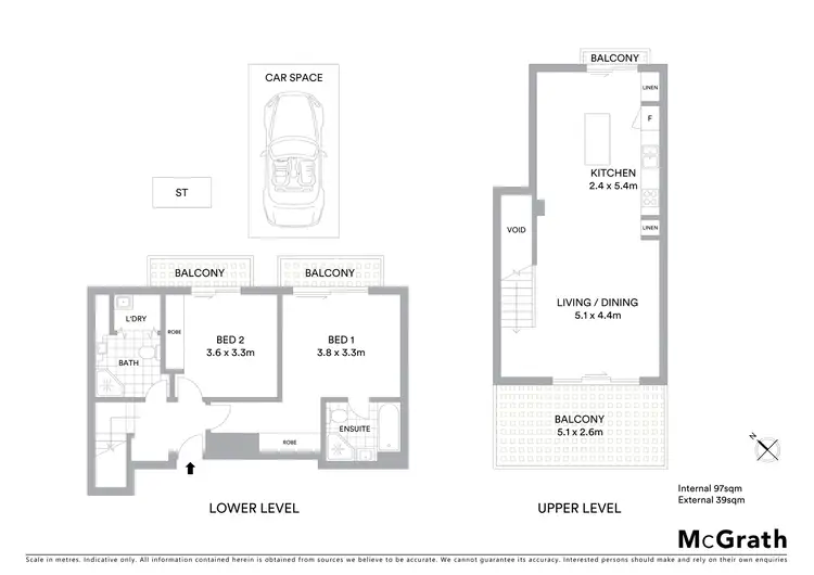 Floorplan of Homely apartment listing, 11/43 Blaxland Road, Ryde NSW 2112