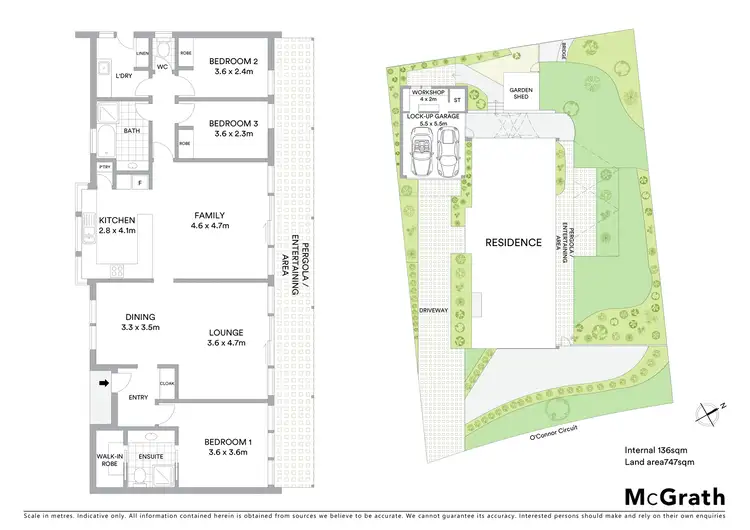 Floorplan of Homely house listing, 16 O'Connor Circuit, Calwell ACT 2905