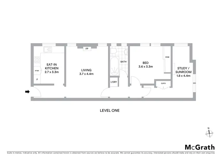 Floorplan of Homely apartment listing, 5/9 Bennett Street, Bondi NSW 2026