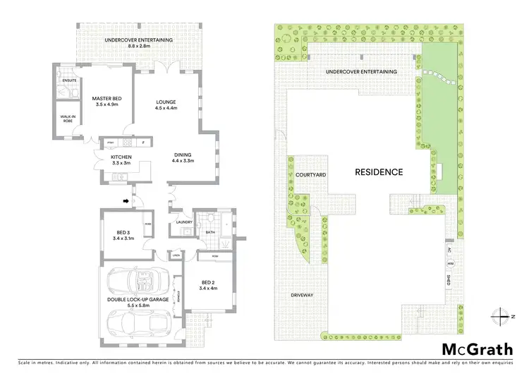 Floorplan of Homely villa listing, 2/1-3 Bass Street, Dolans Bay NSW 2229