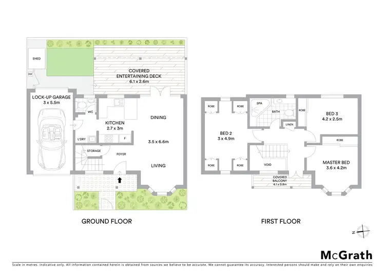Floorplan of Homely townhouse listing, 169 Alexander Street, Crows Nest NSW 2065