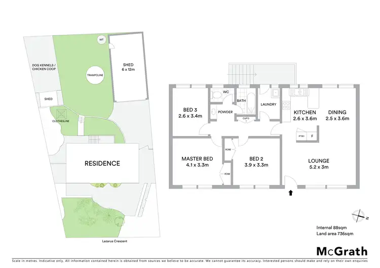 Floorplan of Homely house listing, 15 Lazarus Crescent, Queanbeyan NSW 2620