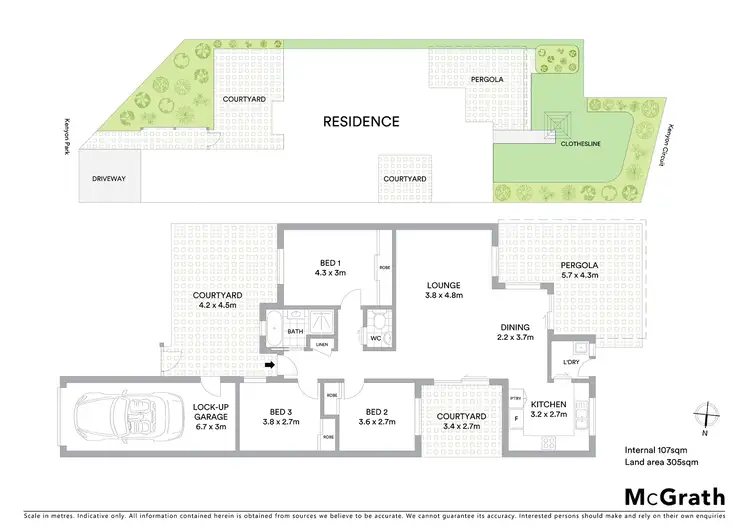 Floorplan of Homely house listing, 4/38 Kenyon Circuit, Monash ACT 2904