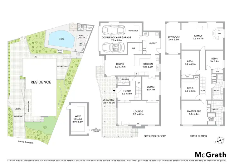 Floorplan of Homely house listing, 18 Loblay Crescent, Bilgola Plateau NSW 2107