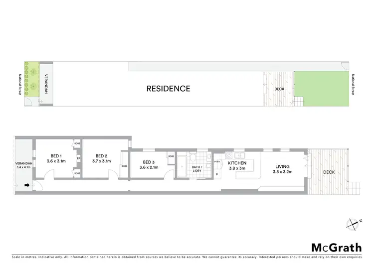 Floorplan of Homely house listing, 21 National Street, Rozelle NSW 2039