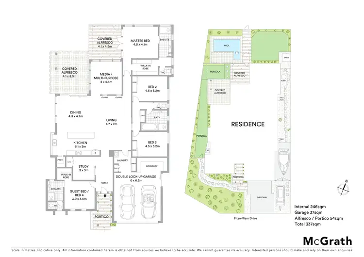 Floorplan of Homely house listing, 111 Fitzwilliam Drive, Sippy Downs QLD 4556