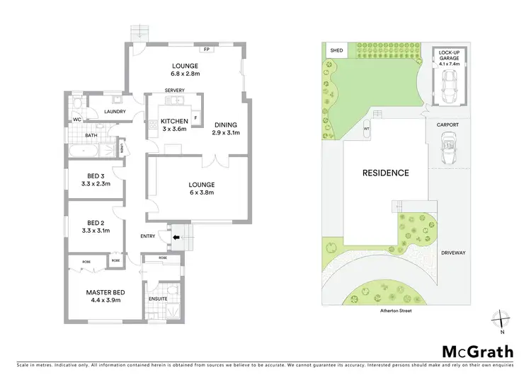 Floorplan of Homely house listing, 45 Atherton Street, Downer ACT 2602