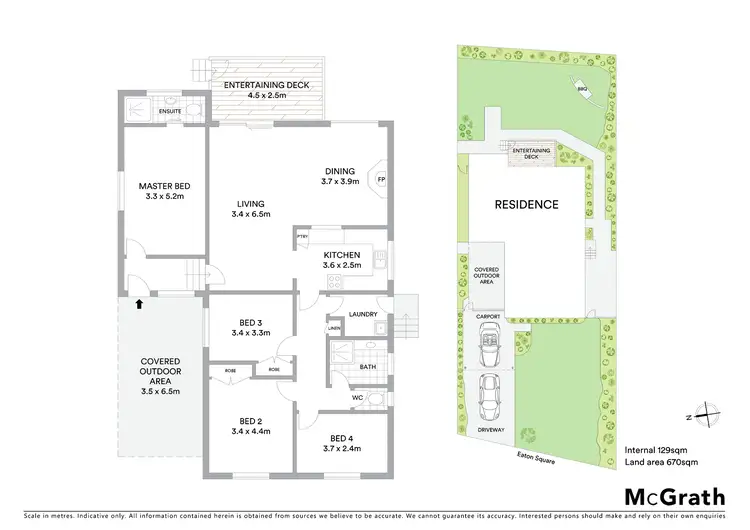 Floorplan of Homely house listing, 6 Eaton Square, Allambie Heights NSW 2100