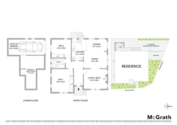 Floorplan of Homely house listing, 182 Francis Street, Lilyfield NSW 2040