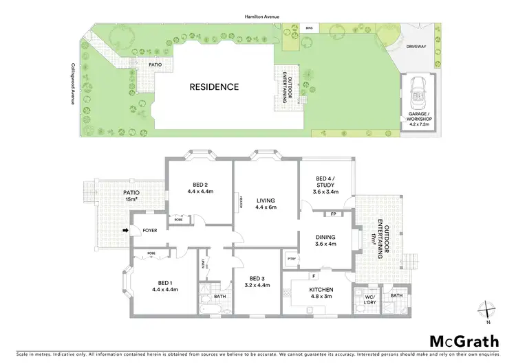 Floorplan of Homely house listing, 25 Collingwood Avenue, Earlwood NSW 2206