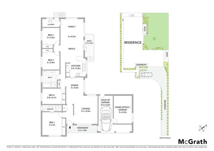 Floorplan of Homely house listing, 1A Cecil Avenue, Castle Hill NSW 2154