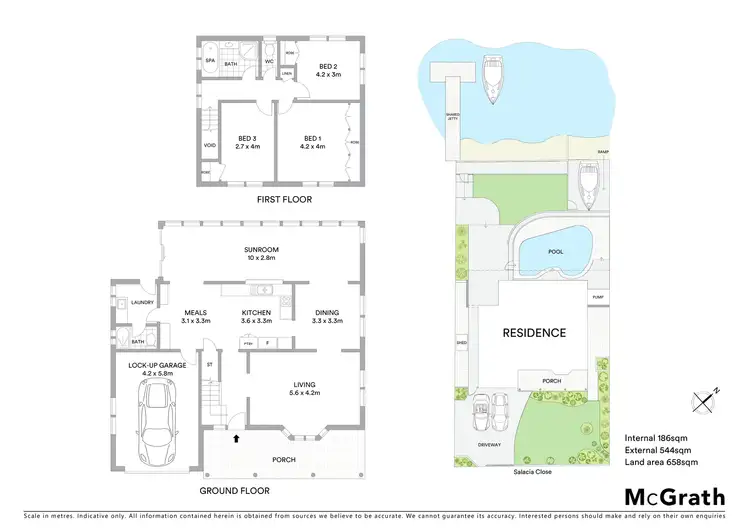 Floorplan of Homely house listing, 14 Salacia Close, St Huberts Island NSW 2257