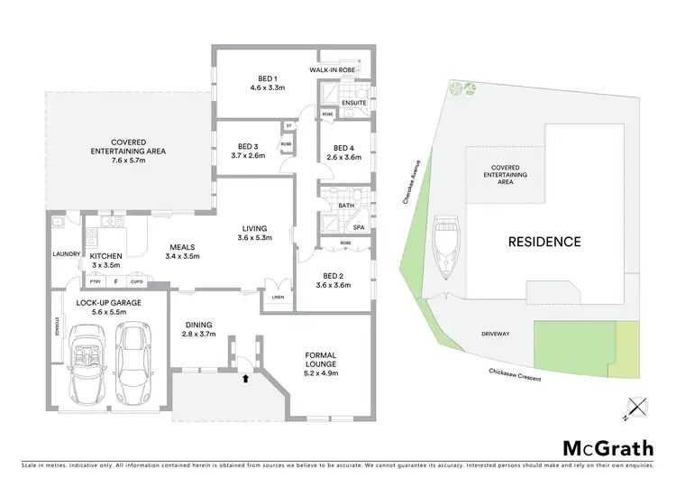 Floorplan of Homely house listing, 1 Chickasaw Crescent, Greenfield Park NSW 2176