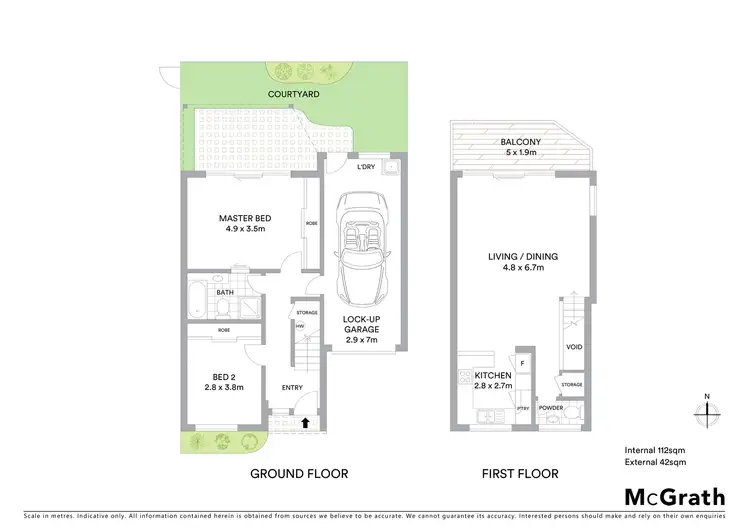 Floorplan of Homely townhouse listing, 5/10 Advance Place, Sunrise Beach QLD 4567