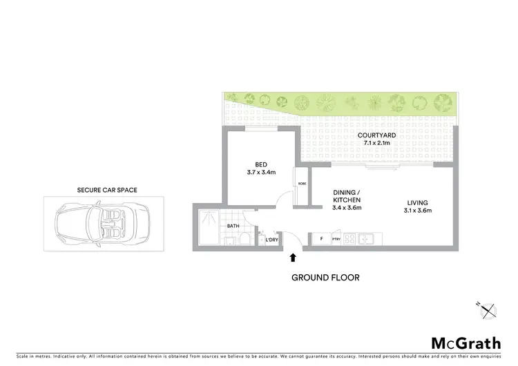 Floorplan of Homely apartment listing, G07/132 Balaclava Road, Caulfield North VIC 3161