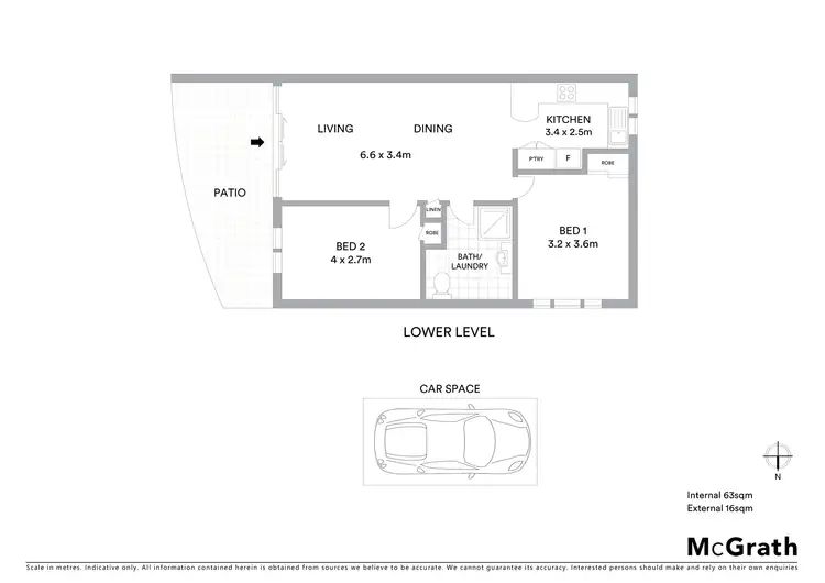 Floorplan of Homely apartment listing, 1/133 Ocean View Drive, Wamberal NSW 2260