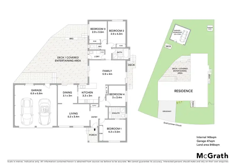 Floorplan of Homely house listing, 23 Enid Lorimer Circuit, Chisholm ACT 2905