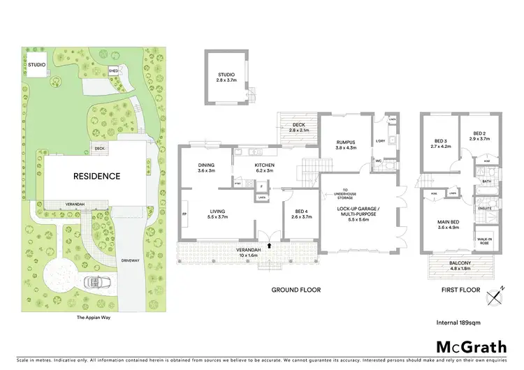 Floorplan of Homely house listing, 13 The Appian Way, Woodford NSW 2778