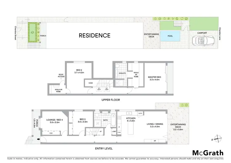 Floorplan of Homely house listing, 199 Chandos Street, Crows Nest NSW 2065