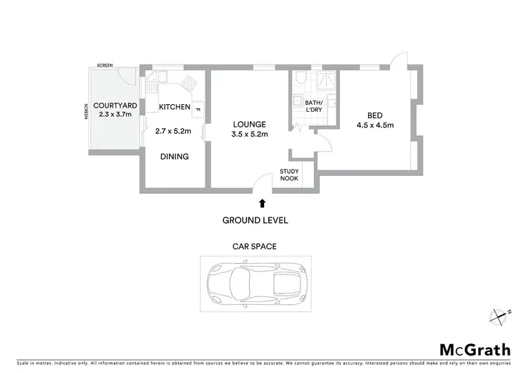 Floorplan of Homely apartment listing, 1/190 Moray Street, New Farm QLD 4005
