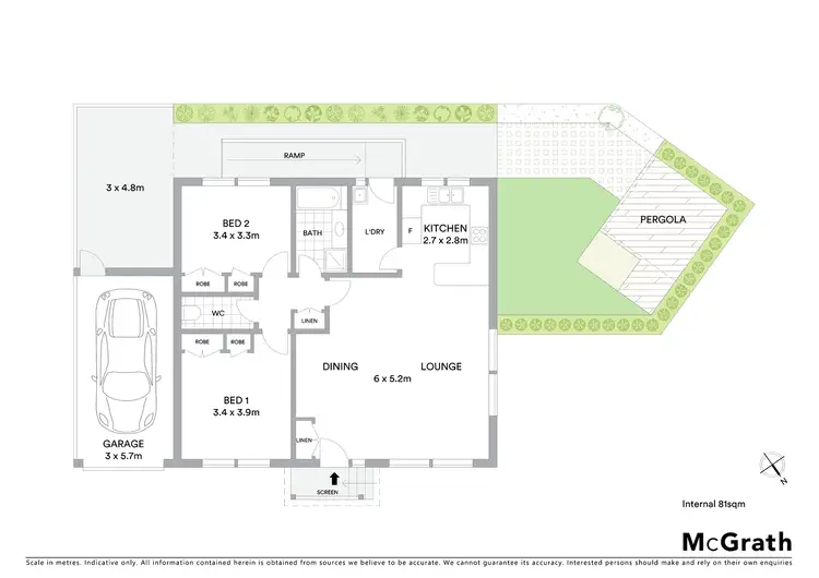 Floorplan of Homely townhouse listing, 5/4-6 Brook Street, Queanbeyan NSW 2620