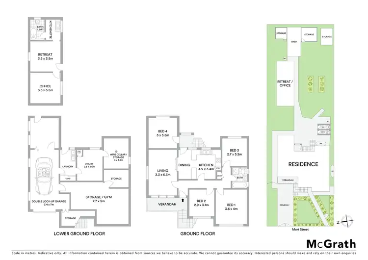 Floorplan of Homely house listing, 105 Mort Street, Blacktown NSW 2148