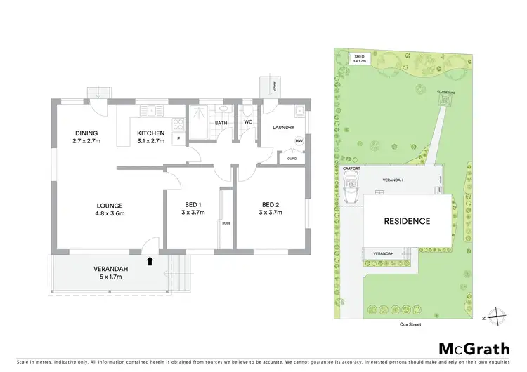 Floorplan of Homely house listing, 73 Cox Street, Mudgee NSW 2850