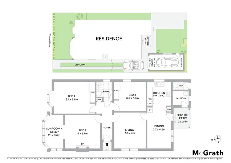 Floorplan of Homely house listing, 32 Westcott Street, Eastlakes NSW 2018