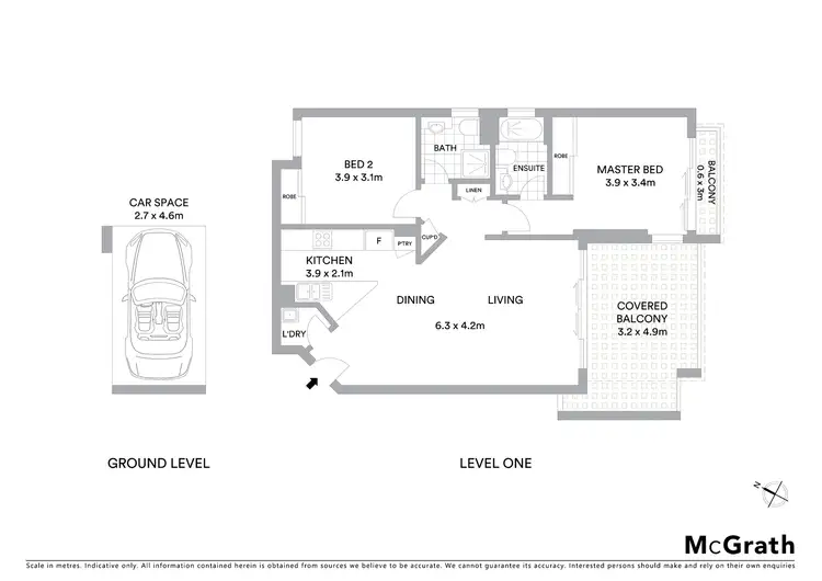 Floorplan of Homely apartment listing, 43/8 Mascar Street, Upper Mount Gravatt QLD 4122