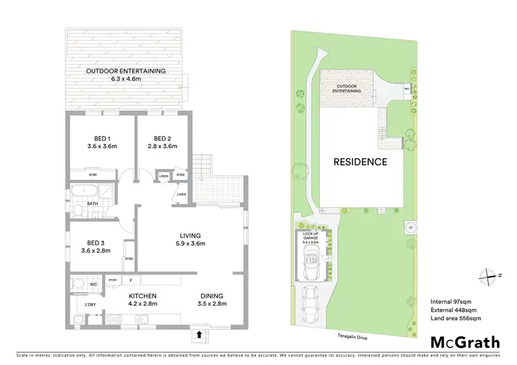 Floorplan of Homely house listing, 80 Teragalin Drive, Chain Valley Bay NSW 2259