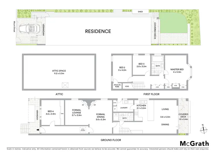 Floorplan of Homely house listing, 127 Mount Street, Coogee NSW 2034