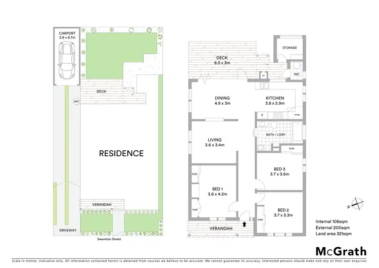 Floorplan of Homely house listing, 163 Swanston Street, South Geelong VIC 3220
