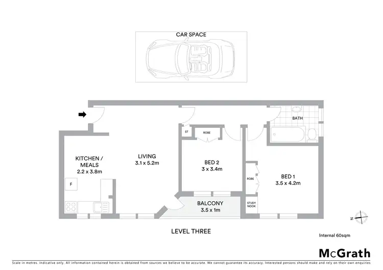 Floorplan of Homely apartment listing, 12/30 Wellington Street, St Kilda VIC 3182