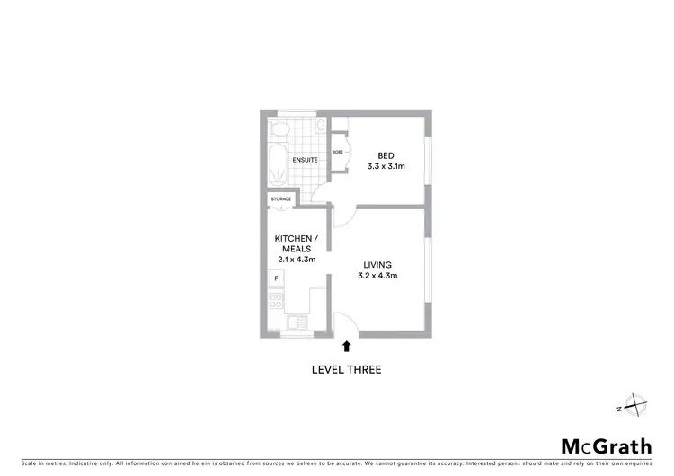 Floorplan of Homely apartment listing, 11/126 Inkerman Street, St Kilda VIC 3182