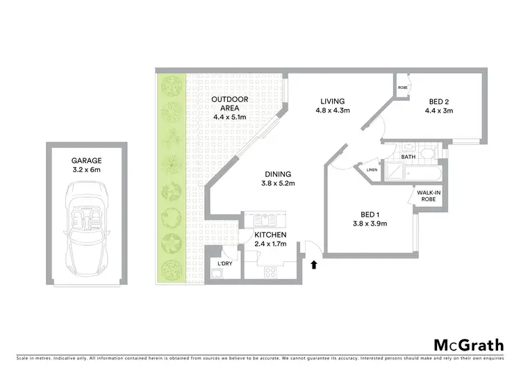 Floorplan of Homely apartment listing, 2/9 Atchison Street, Wollongong NSW 2500