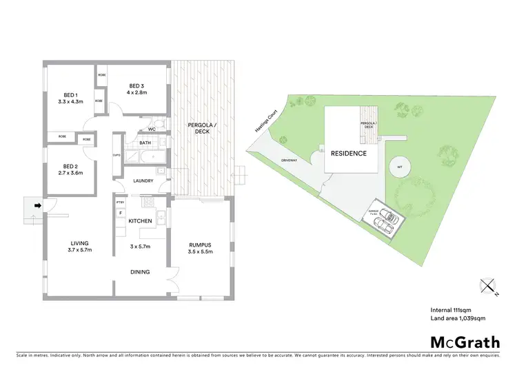 Floorplan of Homely house listing, 12 Hastings Court, Kaleen ACT 2617