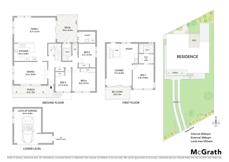Floorplan of Homely house listing, 12 Helen Drive, Copacabana NSW 2251
