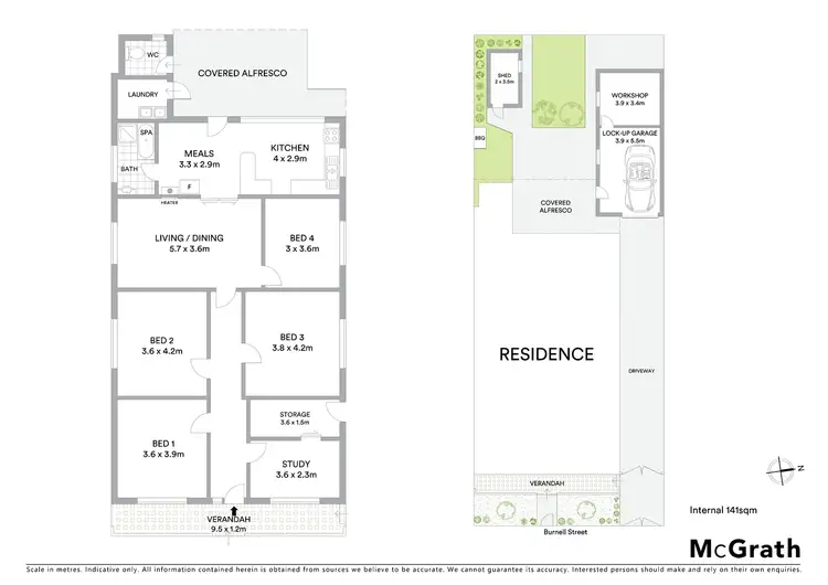 Floorplan of Homely house listing, 21 Burnell Street, Brunswick West VIC 3055