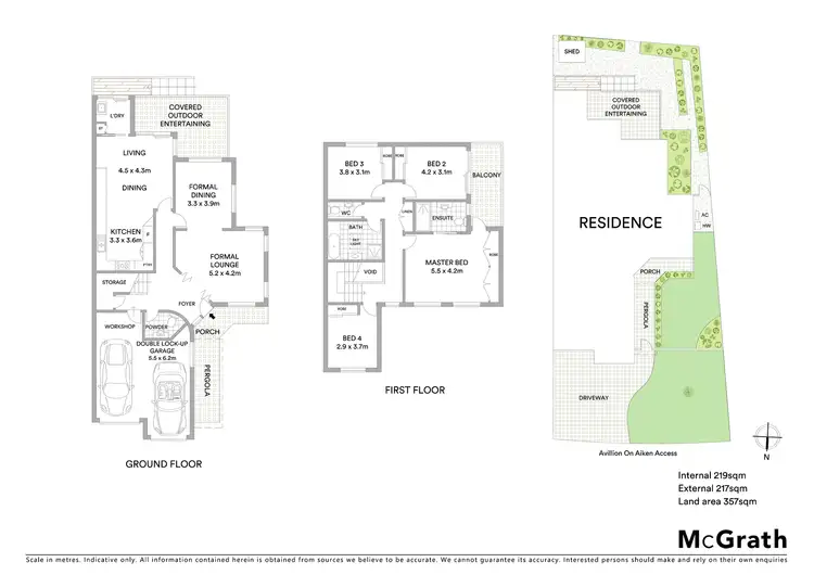Floorplan of Homely semi-detached listing, 9/129 Aiken Road, West Pennant Hills NSW 2125