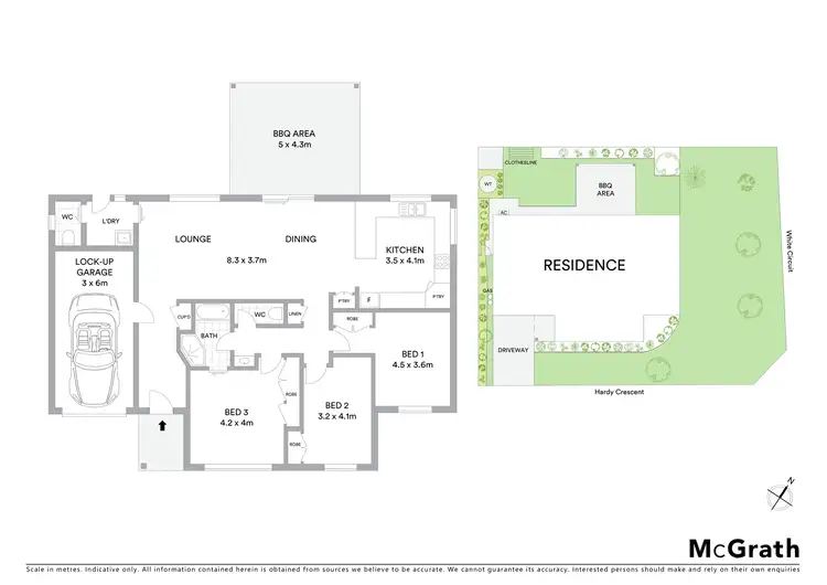 Floorplan of Homely house listing, 43 Hardy Crescent, Mudgee NSW 2850