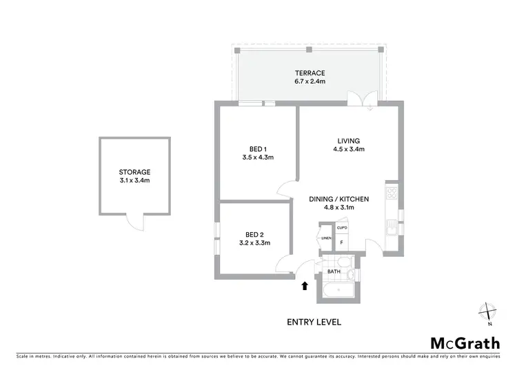 Floorplan of Homely apartment listing, 2/19 Busby Parade, Bronte NSW 2024