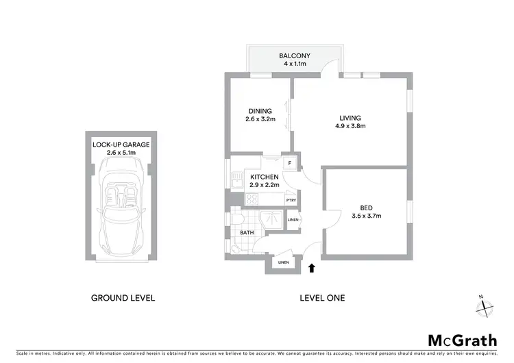 Floorplan of Homely apartment listing, 5/6 Milford Street, Randwick NSW 2031