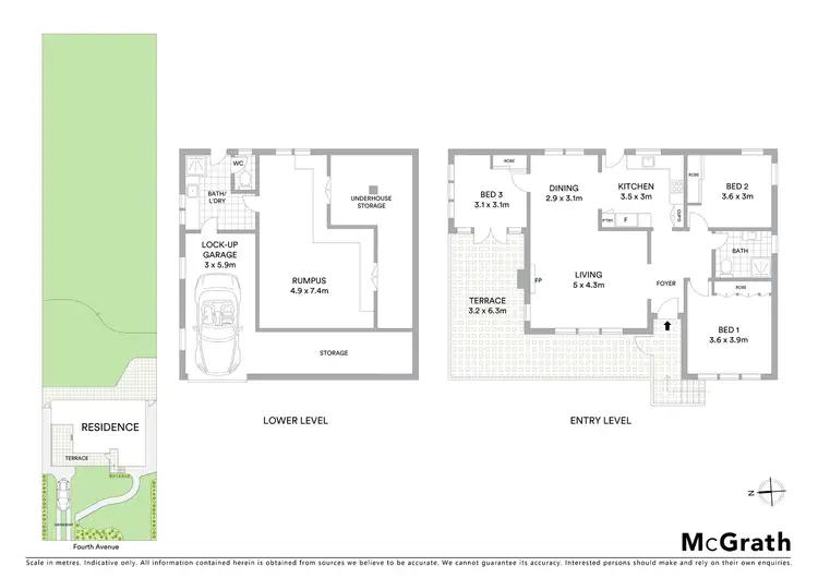 Floorplan of Homely house listing, 10 Fourth Avenue, Lane Cove NSW 2066