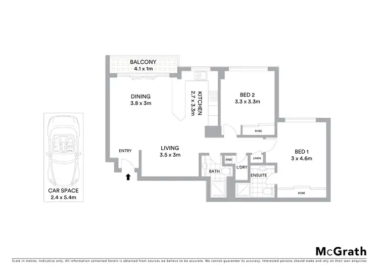 Floorplan of Homely unit listing, 134/214 Princes Highway, Fairy Meadow NSW 2519